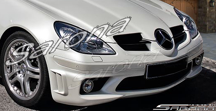 Custom Mercedes SLK  Convertible Front Bumper (2005 - 2011) - $670.00 (Part #MB-063-FB)
